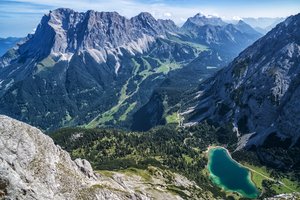 Обои на рабочий стол: Seebensee, австрия, Альпы, горы, озеро