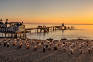 Обои на рабочий стол: Baltic Sea, Rügen Island, sunrise