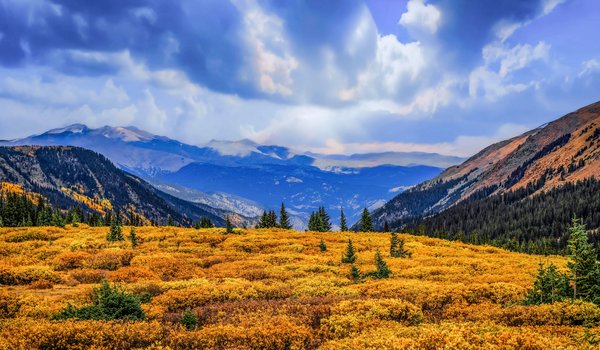 Обои на рабочий стол: Colorado, горы, Колорадо, облака