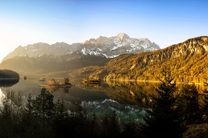 Обои на рабочий стол: bavaria, Eibsee, Landkreis Garmisch-Partenkirchen, природа