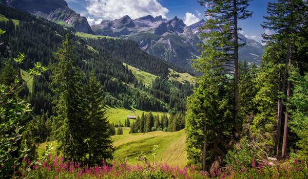 Обои на рабочий стол: Sanetschhorn, Альпы, горы, швейцария