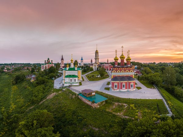 Белёв, город, Илья Гарбузов, монастыри, пейзаж, река