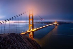 Обои на рабочий стол: калифорния, мост, сан-франциско, сша