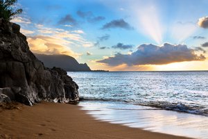 Обои на рабочий стол: hawaii, Kauai, океан, побережье, скалы