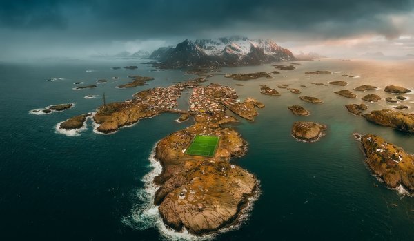 Обои на рабочий стол: landscape, Lofoten Islands, norway