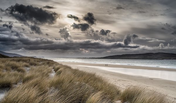 Обои на рабочий стол: Luckentyre Beach, scotland, берег, море, пляж