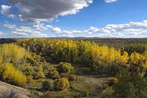 Обои на рабочий стол: autumn, fall, panorama, usa, utah, Utah National Park, осень, панорама, сша, юта