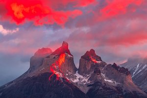 Обои на рабочий стол: Patagonia, горы, чили