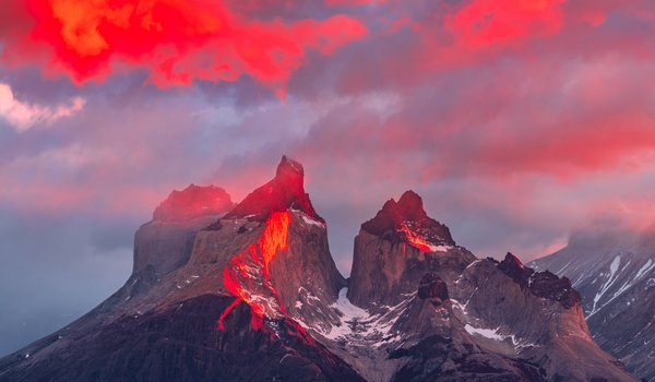 Обои на рабочий стол: Patagonia, горы, чили