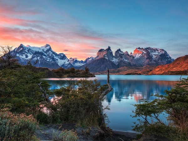 Lake Pehoe, Patagonia, Puerto Weber, Torres del Paine, Патагония, чили, Южная Америка