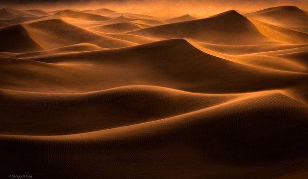 Обои на рабочий стол: барханы, ветер, дюны, пески, песок, пустыня