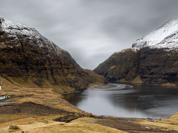 Faroe islands, Saksun church, природа