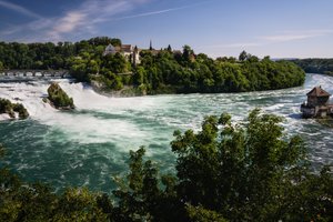 Обои на рабочий стол: schaffhausen, водопад, Рейн, швейцария
