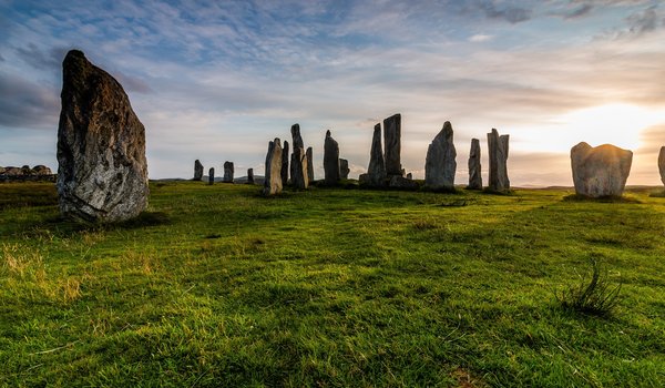 Обои на рабочий стол: Callanish standing stones, scotland, шотландия