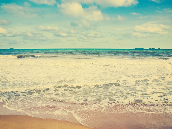 beach, blue, sand, sea, seascape, sky, summer, wave, волны, лето, море, небо, песок, пляж