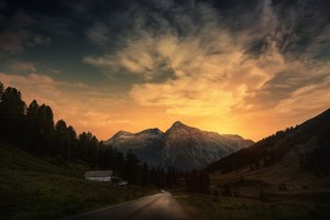 Обои на рабочий стол: Canton of Graubunden, Splugen, switzerland