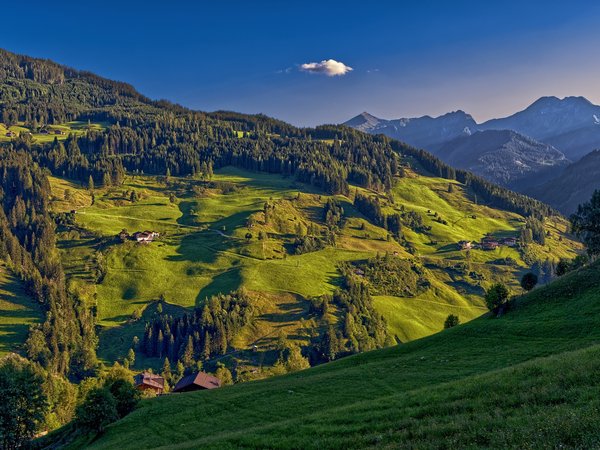 Grossarl, Thalgau, австрия, горы