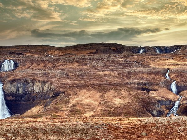 The Land Of The Waterfalls, пейзаж, природа