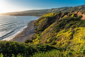 Обои на рабочий стол: california, usa, небо, океан, скалы, фото