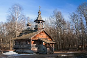 Обои на рабочий стол: великий новгород, весна, пейзаж, природа, церковь