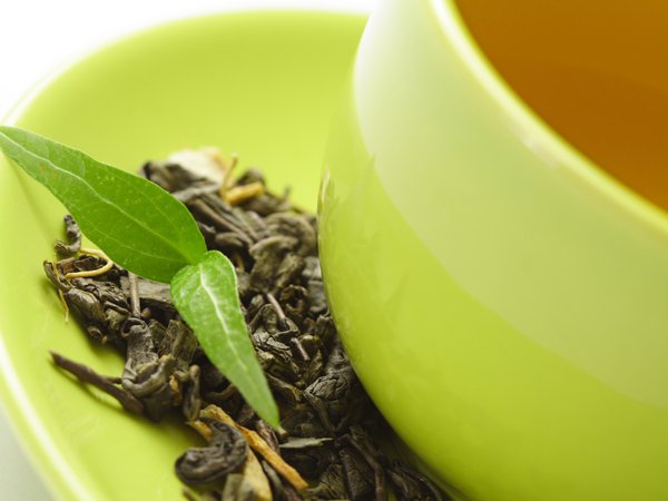 листок, растение, чай, чашка