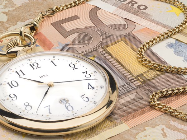 время-деньги, деньги, евро, цепочка, часы