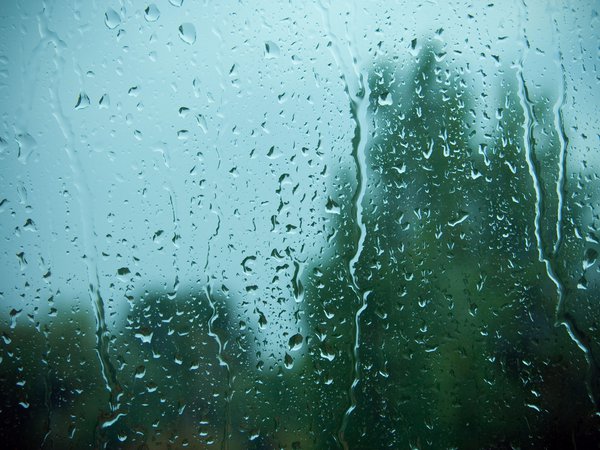 дождь, капли, стекло