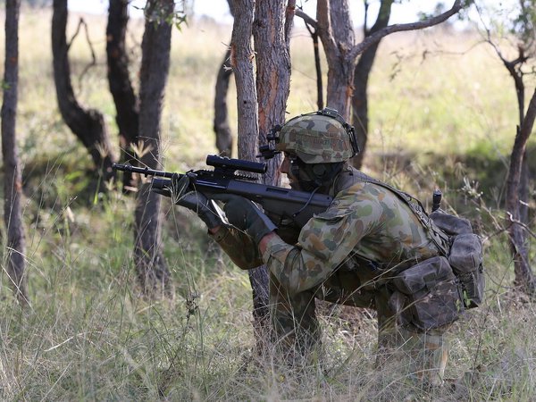 Australian Army, оружие, солдат
