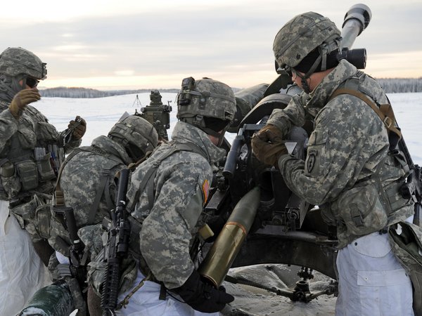 105mm, artillerymen, U.S. Army Alaska