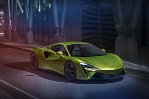 Обои на рабочий стол: Artura, green, mclaren, McLaren Artura