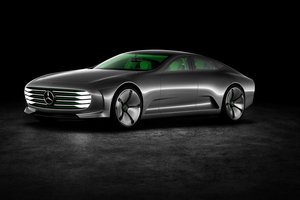 Обои на рабочий стол: 2015, 4×2, Concept IAA, Intelligent Aerodynamic Automobile, Mercedes-Benz, Купе