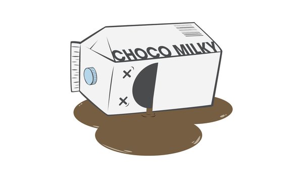 Обои на рабочий стол: dead, milk, молоко, пакет, умерло, шоколадное