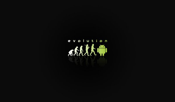 Обои на рабочий стол: evolution, андроид, эволюция