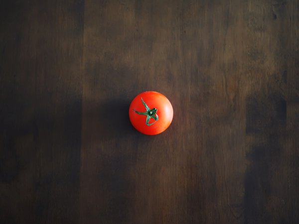 красный, минимализм, обои, помидор, стол, тень, фон