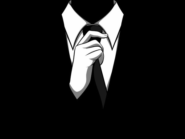 anonymous, аноним, анонимус, галстук