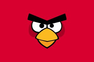 Обои на рабочий стол: angry  birds, птица, розовый, фон