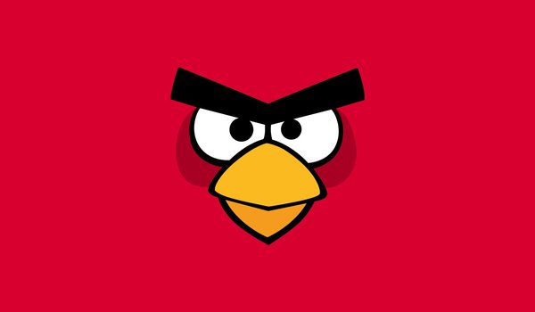 Обои на рабочий стол: angry  birds, птица, розовый, фон