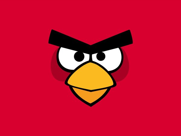 angry  birds, птица, розовый, фон