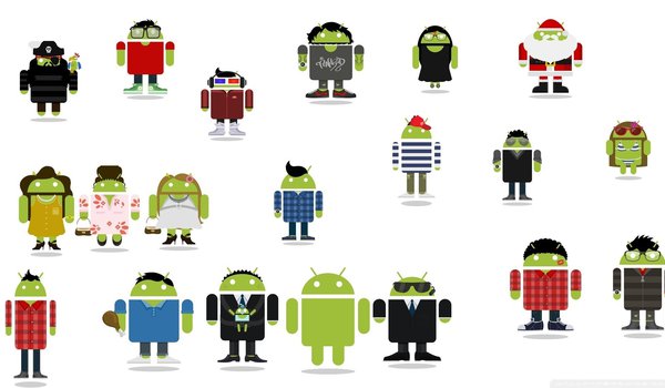 Обои на рабочий стол: android, андроид, минимализм