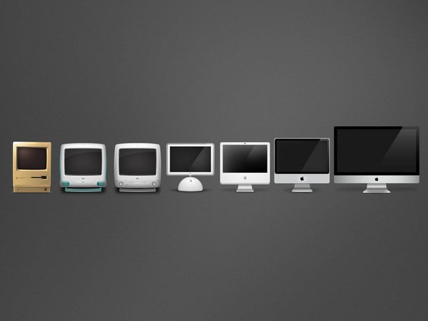 apple, Macintosh, Макинтош, эволюция