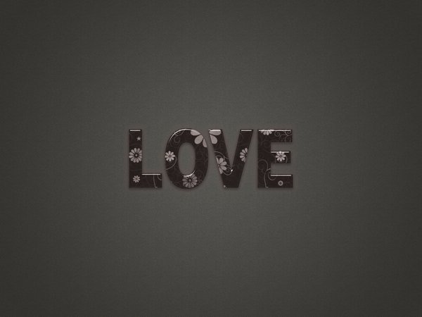 love, буквы, любовь, минимализм, надпись, серый, слова, фон