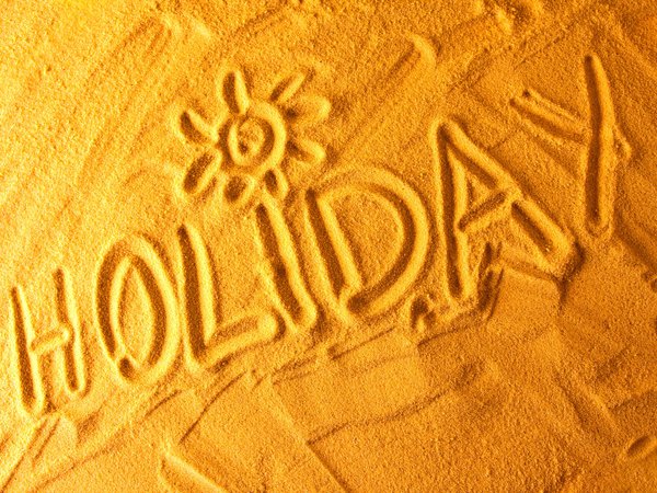 beach, holiday, выходные, море, надпись, отдых, песок, пляж, солнце