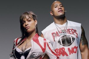 Обои на рабочий стол: dwayne, johnson, rosario dawson, the rock