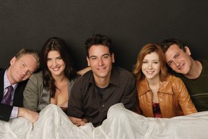 Обои на рабочий стол: barney stinson, how i met your mother, lily aldrin, marshall eriksen, robin scherbatsky, ted mosby, барни стинсон, как я встретил вашу маму, коричневый, лили олдрин, маршалл эриксен, робин шербатски, тед мосби