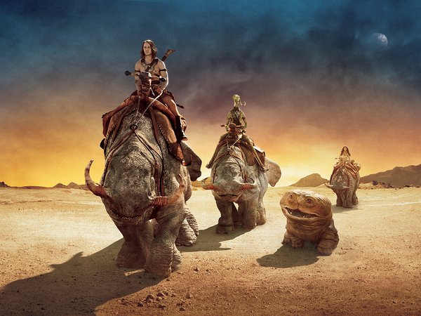 John Carter, горы, Джон Картер, пустыня, фантастика