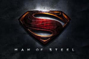 Обои на рабочий стол: Man of Steel, superman, логотип, Постер, Человек из стали