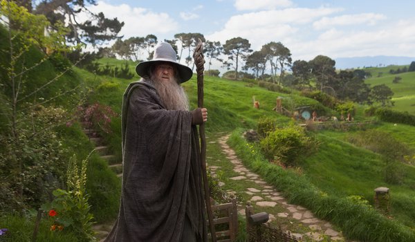 Обои на рабочий стол: gandalf, Ian McKellen, The Hobbit: An Unexpected Journey, дед, Иэн МакКеллен, колдун, Хоббит: Нежданное путешествие
