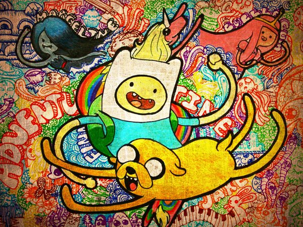 Adventure Time, Время Приключений, Джейк, Фин