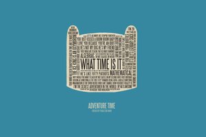 Обои на рабочий стол: Adventure Time, finn, what is time