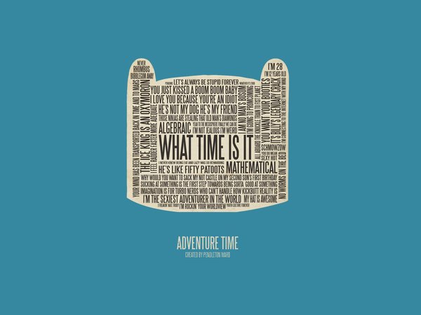 Adventure Time, finn, what is time